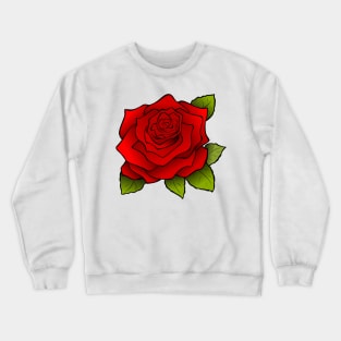 Funny Flower Design Crewneck Sweatshirt